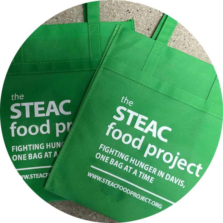 Green STEAC food bags